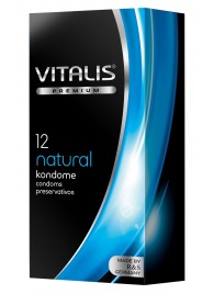 Классические презервативы VITALIS PREMIUM natural - 12 шт. - Vitalis - купить с доставкой в Муроме