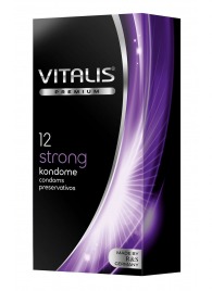 Презервативы с утолщённой стенкой VITALIS PREMIUM strong - 12 шт. - Vitalis - купить с доставкой в Муроме