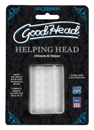 Прозрачный мастурбатор HELPING HEAD - Doc Johnson - в Муроме купить с доставкой