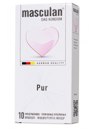 Супертонкие презервативы Masculan Pur - 10 шт. - Masculan - купить с доставкой в Муроме