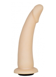 Телесная гладкая насадка-фаллоимитатор Harness - 17 см. - LOVETOY (А-Полимер) - купить с доставкой в Муроме