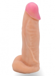 Телесная насадка на Harness с коннектором в ламинате - 20 см. - LOVETOY (А-Полимер) - купить с доставкой в Муроме