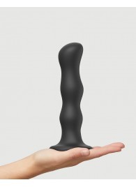 Черная насадка Strap-On-Me Dildo Geisha Balls size XL - Strap-on-me - купить с доставкой в Муроме