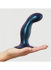 Темно-синяя насадка Strap-On-Me Dildo Plug Snaky size M - Strap-on-me - купить с доставкой в Муроме