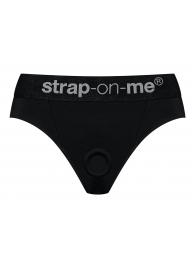Черные трусики для насадок Heroine Lingerie Harness - size M - Strap-on-me - купить с доставкой в Муроме