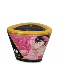 Массажная свеча Rose Petals с ароматом розы - 170 мл. - Shunga - купить с доставкой в Муроме