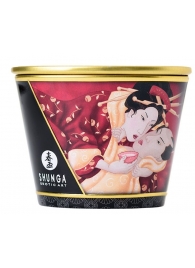 Массажная  свеча Sparkling Strawberry Wine с ароматом клубничного вина - 170 мл. - Shunga - купить с доставкой в Муроме