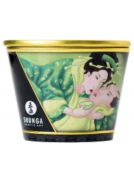 Массажная свеча Exotic Green Tea с ароматом зелёного чая - 170 мл. - Shunga - купить с доставкой в Муроме