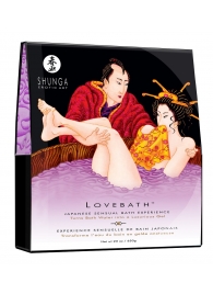Соль для ванны Lovebath Sensual lotus, превращающая воду в гель - 650 гр. - Shunga - купить с доставкой в Муроме