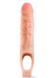 Телесная насадка на пенис 9 Inch Cock Sheath Extender - 22,2 см. - Blush Novelties - в Муроме купить с доставкой