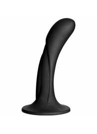 Черная изогнутая насадка Vac-U-Lock G-Spot - 16,5 см. - Doc Johnson - купить с доставкой в Муроме