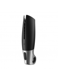 Черный мастурбатор с вибрацией Power Masturbator - Satisfyer - в Муроме купить с доставкой