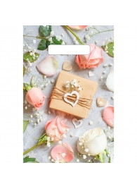 Полиэтиленовый пакет  Подарочек  с вырубной усиленной ручкой - 20 х 30 см. - Сима-Ленд - купить с доставкой в Муроме