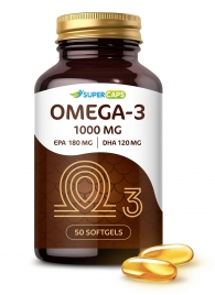 Пищевая добавка SuperCaps OMEGA-3 - 50 капсул (1000 мг) - SuperCaps - купить с доставкой в Муроме