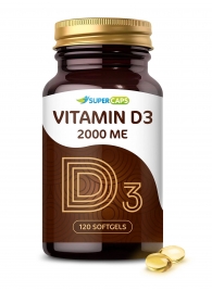 Пищевая добавка SuperCaps VITAMIN D3 2000 ME - 120 капсул - SuperCaps - купить с доставкой в Муроме