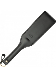 Черная кожаная шлепалка SitaBlack - 30 см. - Sitabella - купить с доставкой в Муроме