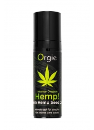 Возбуждающий интимный гель для пар ORGIE Hemp Intense Orgasm - 15 мл. - ORGIE - купить с доставкой в Муроме