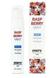 Возбуждающий гель Raspberry Mint с ароматом малины и мяты - 15 мл. - Exsens - купить с доставкой в Муроме