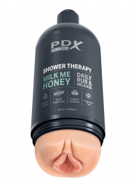 Телесный мастурбатор-вагина Shower Therapy Milk Me Honey - Pipedream - в Муроме купить с доставкой