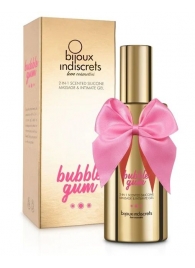 Гель с ароматом жвачки Bubblegum 2-in-1 Scented Silicone Massage And Intimate Gel - 100 мл. - Bijoux Indiscrets - купить с доставкой в Муроме