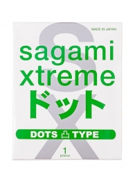 Презерватив Sagami Xtreme Type-E с точками - 1 шт. - Sagami - купить с доставкой в Муроме