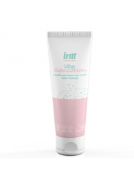 Лубрикант на водной основе Vibe Sensation с клубничным вкусом и легким вибрирующим эффектом - 50 гр. - INTT - купить с доставкой в Муроме