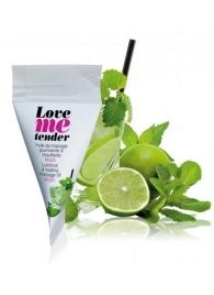 Съедобное согревающее массажное масло Love Me Tender Mojito с ароматом мохито - 10 мл. - Love to Love - купить с доставкой в Муроме