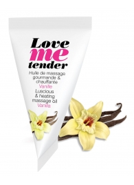 Съедобное согревающее массажное масло Love Me Tender Vanilla с ароматом ванили - 10 мл. - Love to Love - купить с доставкой в Муроме