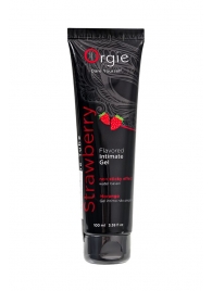 Интимный гель на водной основе Lube Tube Strawberry с клубничным вкусом - 100 мл. - ORGIE - купить с доставкой в Муроме