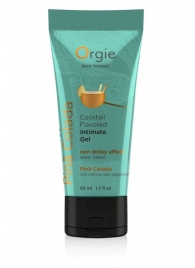 Съедобный интимный гель Orgie Lube Tube Cocktail Pina Colada - 50 мл. - ORGIE - купить с доставкой в Муроме