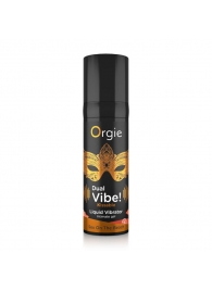 Съедобный гель Dual Vibe Sex On The Beach с эффектом вибрации и вкусом коктейля «секс на пляже» - 15 мл. - ORGIE - купить с доставкой в Муроме
