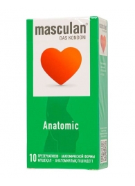Презервативы анатомической формы Masculan Anatomic - 10 шт. - Masculan - купить с доставкой в Муроме