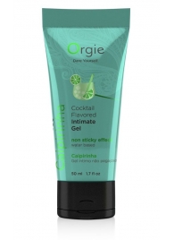 Съедобный интимный гель Orgie Lube Tube Cocktail Caipirinha - 50 мл. - ORGIE - купить с доставкой в Муроме
