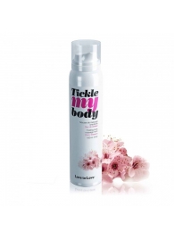 Массажная хрустящая пенка Tickle My Body Cherry Blossom с ароматом вишневого цвета - 150 мл. - Love to Love - купить с доставкой в Муроме