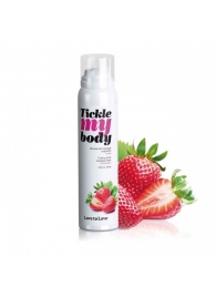 Массажная хрустящая пенка Tickle My Body Strawberry с ароматом клубники - 150 мл. - Love to Love - купить с доставкой в Муроме