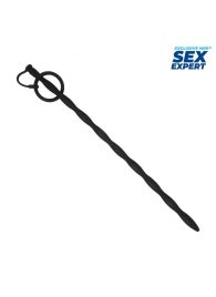 Черный стимулятор уретры Sex Expert - Sex Expert - купить с доставкой в Муроме