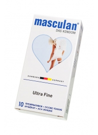 Ультратонкие презервативы Masculan Ultra Fine с обильной смазкой - 10 шт. - Masculan - купить с доставкой в Муроме