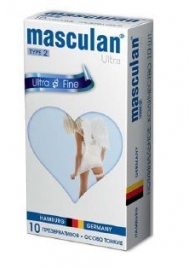 Ультратонкие презервативы Masculan Ultra Fine с обильной смазкой - 10 шт. - Masculan - купить с доставкой в Муроме