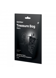 Черный мешочек для хранения игрушек Treasure Bag L - Satisfyer - купить с доставкой в Муроме