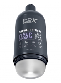 Мастурбатор в бутылке Shower Therapy Deep Cream - Pipedream - в Муроме купить с доставкой