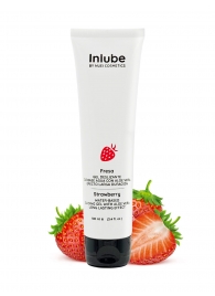 Лубрикант на водной основе Nuei Inlube с алоэ вера и ароматом клубники - 100 мл. - Nuei cosmetics - купить с доставкой в Муроме