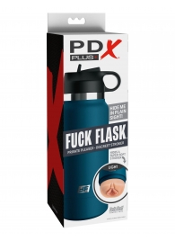 Мастурбатор-вагина в синей колбе F*ck Flask - Pipedream - в Муроме купить с доставкой