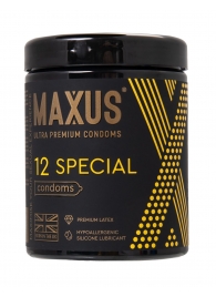 Презервативы с точками и рёбрами MAXUS Special - 12 шт. - Maxus - купить с доставкой в Муроме