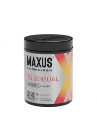 Анатомические презервативы MAXUS Sensual - 15 шт. - Maxus - купить с доставкой в Муроме