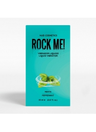 Жидкий вибратор Nuei Rock Me! с ароматом мяты - 20 мл. - Nuei cosmetics - купить с доставкой в Муроме