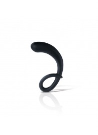 Черный массажер простаты Curving Curt - 13 см. - MyStim - купить с доставкой в Муроме