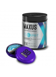 Гладкие презервативы Maxus G spot с двойной спиралью - 15 шт. - Maxus - купить с доставкой в Муроме