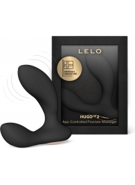 Черный вибростимулятор простаты Hugo 2 - Lelo - в Муроме купить с доставкой