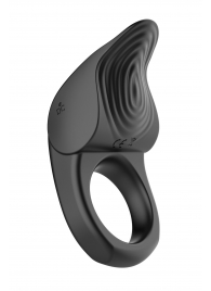 Черное эрекционное виброкольцо Vibro Lust Ring - MALESATION - в Муроме купить с доставкой