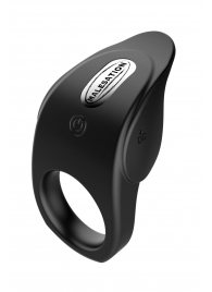 Черное эрекционное виброкольцо Vibro Lust Ring - MALESATION - в Муроме купить с доставкой